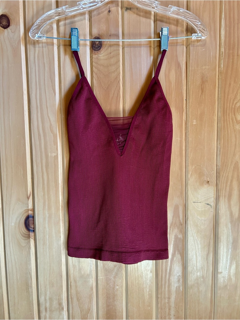 Intimately Free People Ribbed V-Neck Cami Tank Top